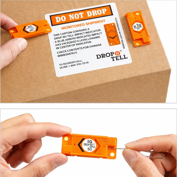 Drop Indicator Sticker Drop-N-Tell® Indicators - Grwan Group