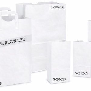 Recycled Grocery Bags
GUSSETED 30-70 LB.