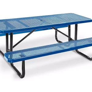 Metal Picnic Table - 6' Rectangle, Blue
IN STOCK SHIPS TODAY