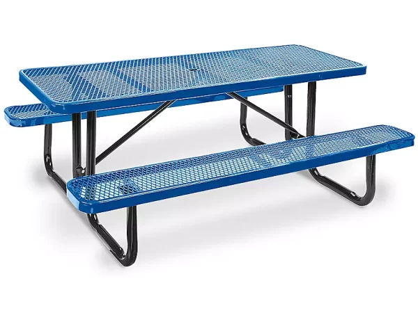 Metal Picnic Table - 6' Rectangle, Blue
IN STOCK SHIPS TODAY