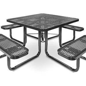 Metal Picnic Table - 46" Square, Black
IN STOCK SHIPS TODAY