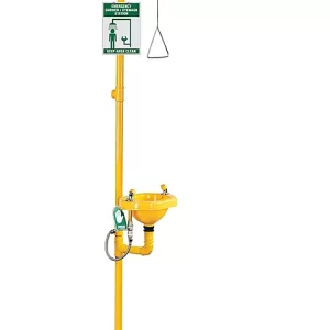 Pactek Emergency Shower/Eyewash Station - Plastic