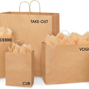 Kraft Paper Shopping Bags