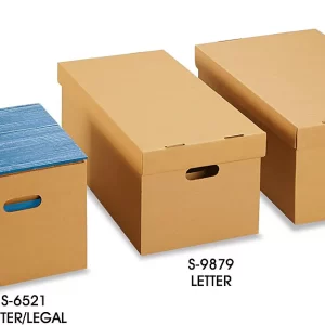 Pactek Economy Storage File Boxes with Lid