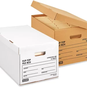Flip-Top File Boxes