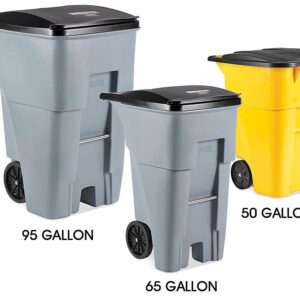 Trash Cans with Wheels
