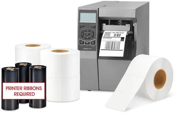 industrial Thermal Transfer Labels - White