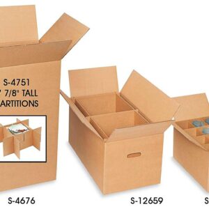 Dish and Glass Pack Boxes