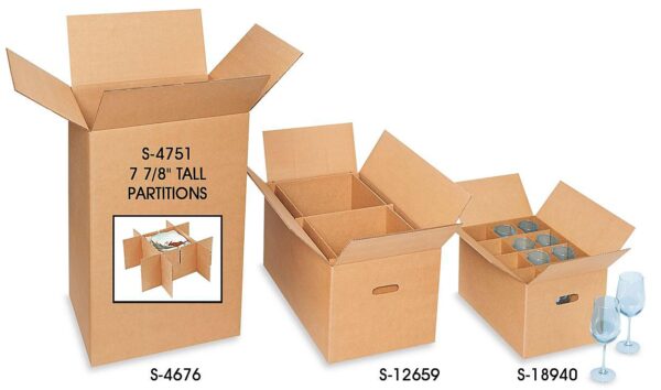 Dish and Glass Pack Boxes