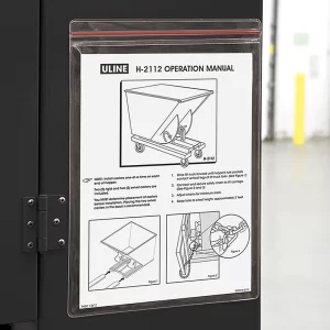 Reclosable Press-On Vinyl Envelopes