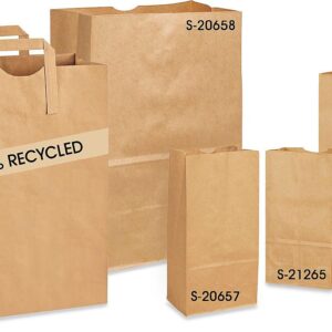 Recycled Grocery Bags
GUSSETED 30-70 LB.