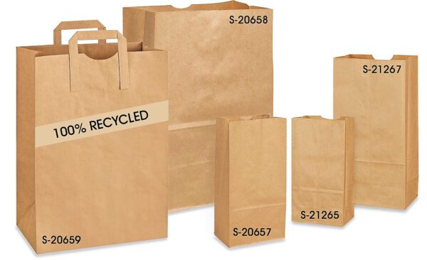 Recycled Grocery Bags
GUSSETED 30-70 LB.