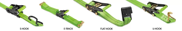 Pactek Hi-Vis Ratchet Tie-Downs