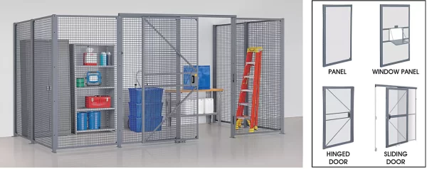 Modular Wire Security Rooms