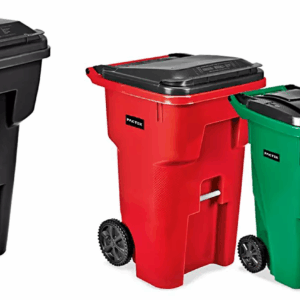 Packtek Trash Cans with Wheels