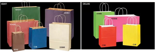 Colored Shopping Bags