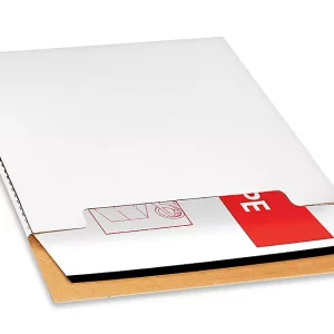Jumbo White Fold-Over Mailers