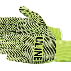 Hi-Vis PVC Dot Knit Gloves