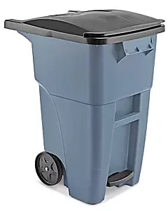Step-On Trash Can with Wheels