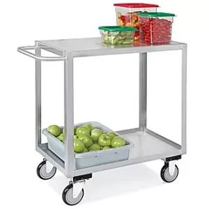 Stainless Steel Flat Shelf Carts
