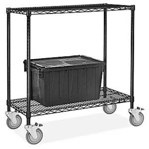 Black Wire Utility Carts