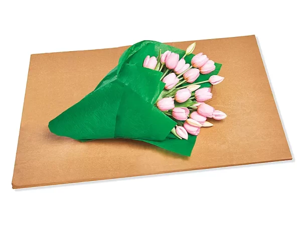 Wax Floral Tissue Paper