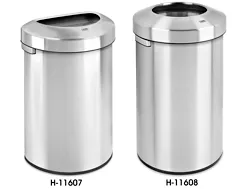 Packtek Open Top Trash Cans