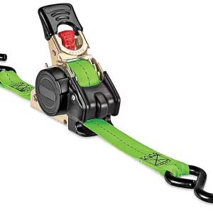 Pactek Hi-Vis Retractable Ratchet Tie Downs
