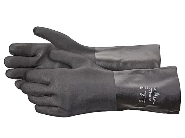 Showa 7714R Chemical Resistant PVC Coated Gloves