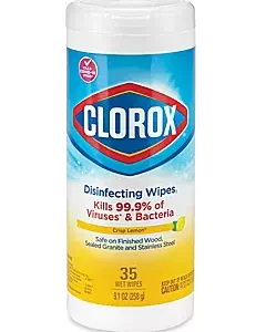 Clorox® Disinfecting Wipes - Lemon Scent, 35 ct