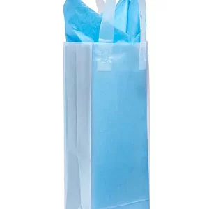Clear Frosty Shoppers - 5 1⁄4 x 3 1⁄4 x 13", Wine
