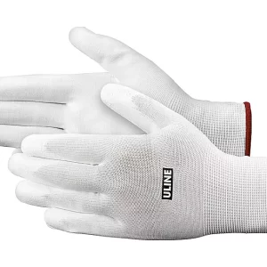 Pactek Polyurethane Coated Gloves - White, Small