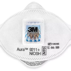 3M 9211+ N95 Flat Fold Respirator with Valve