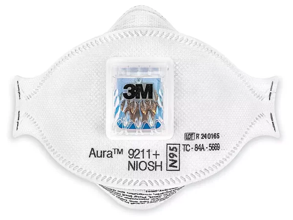 3M 9211+ N95 Flat Fold Respirator with Valve