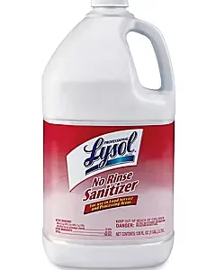 Lysol® No Rinse Sanitizer - 1 Gallon Bottle