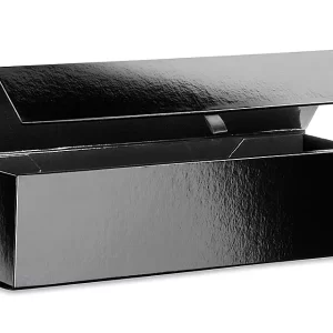 Magnetic Gift Boxes - High Gloss, 13 1⁄2 x 3 1⁄2 x 3 1⁄2", Black