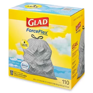 Glad® ForceFlex® Fresh Scent Drawstring Trash Bags - 13 Gallon