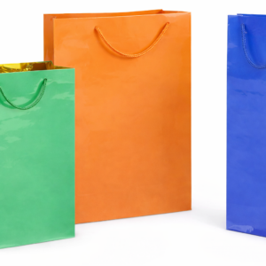 Custom Hot Stamped High Gloss Shopping Bags