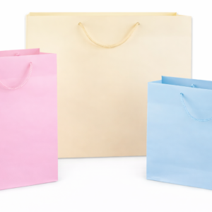 Custom Printed Hot Stamp Matte Laminate Shopping Bags