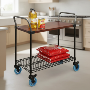 Solid Top Stainless Steel Wire Carts