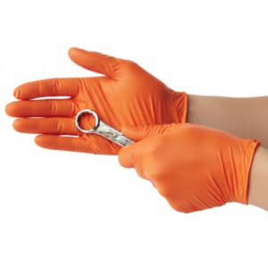 Black Industrial Nitrile Gloves