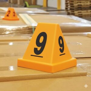 Numbered Cones