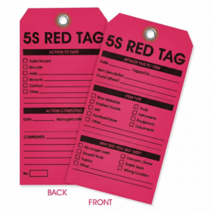 5S Red Tags
