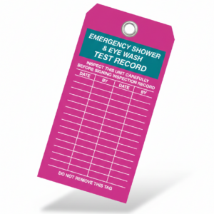 Eyewash Station Inspection Tags