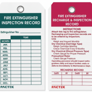 Fire Extinguisher Tags