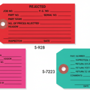 1-Part Inspection Tags