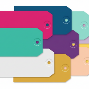 Pactek Colored Shipping Tags