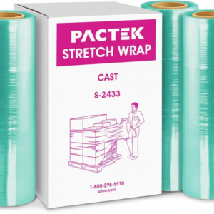 Pactek Stretch Wrap - Cast, 90 gauge, 18" x 1,500'