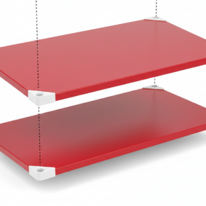 Solid Stainless Steel Shelving Additional Shelves