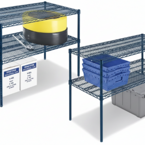 Two-Shelf Adjustable Wire Shelving